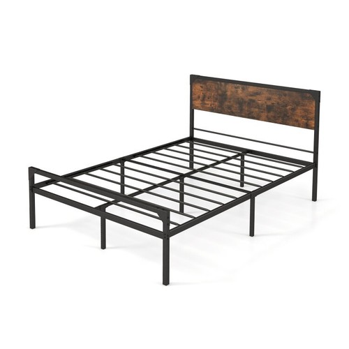 Full size platform bed metal - size,