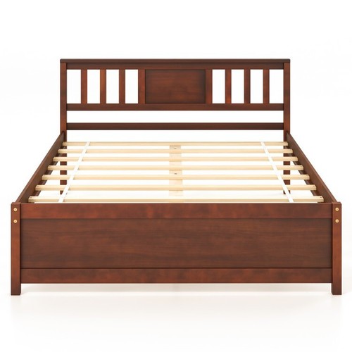 Full size modern platform bed - full,