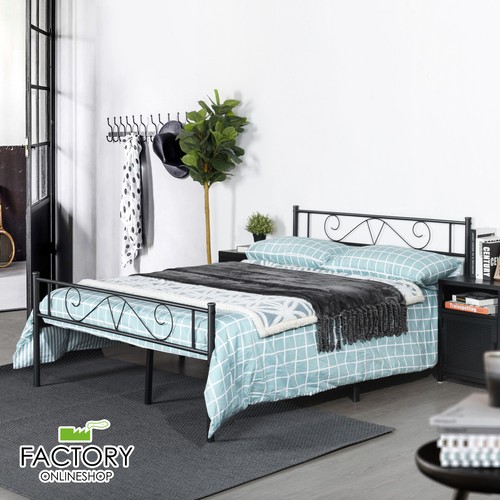 Twin full queen metal bed - metal,