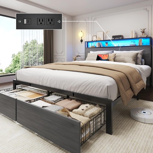 Queen full size bed - size, frame