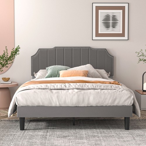 Upholstered bed frame - bed,