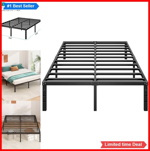 Full metal platform bed frame - metal,