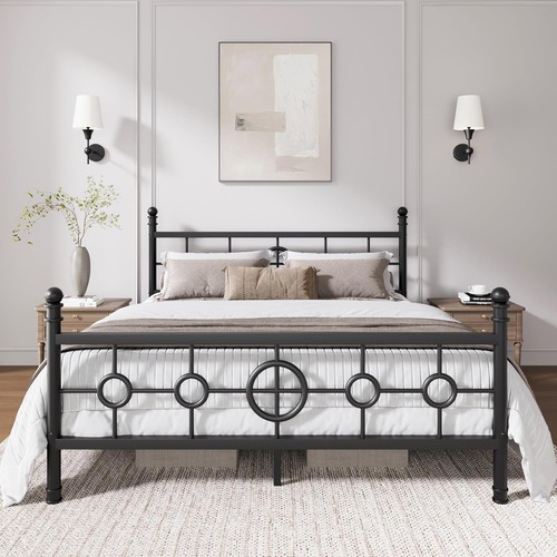 Full size bed - full, metal